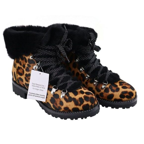 NIP J.Crew Nordic Boots Booties Leopard Print 8 - Picture 2 of 10